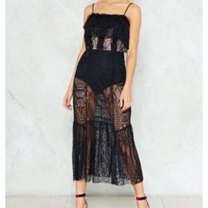 NWT Lace Midi Dress
